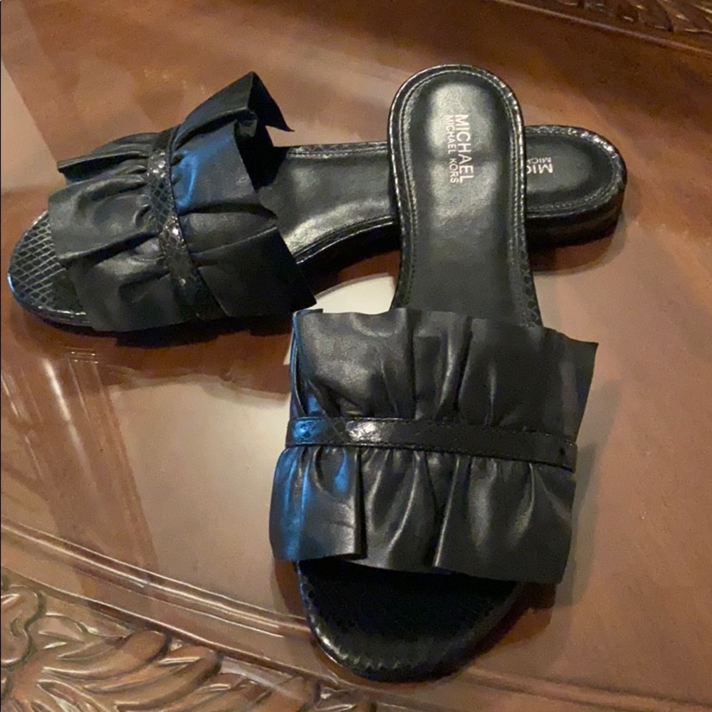 Michael Kors Leather Sandals